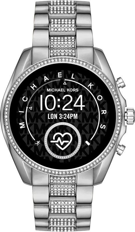 silver mk smart watch